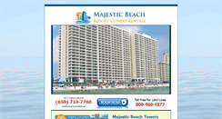Desktop Screenshot of majestic-panama-city-beach.com